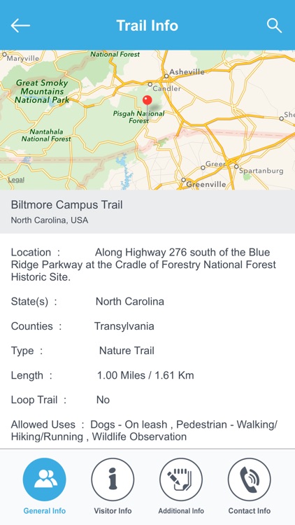 North Carolina National Recreation Trails
