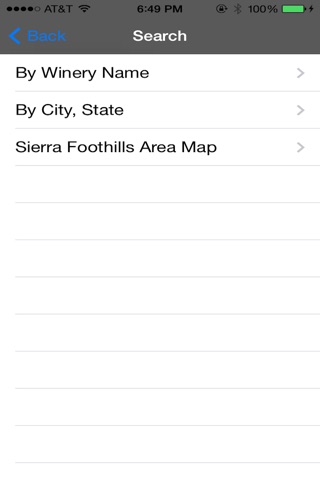 Sierra Foothills Winery Finder screenshot 2
