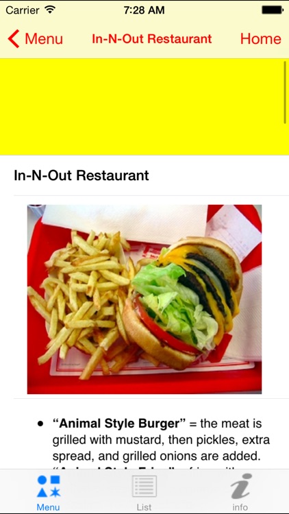 mySecretMenu - Fast food hidden menus