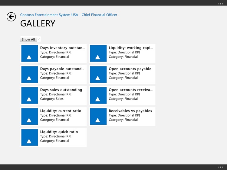 Microsoft Dynamics Business Analyzer