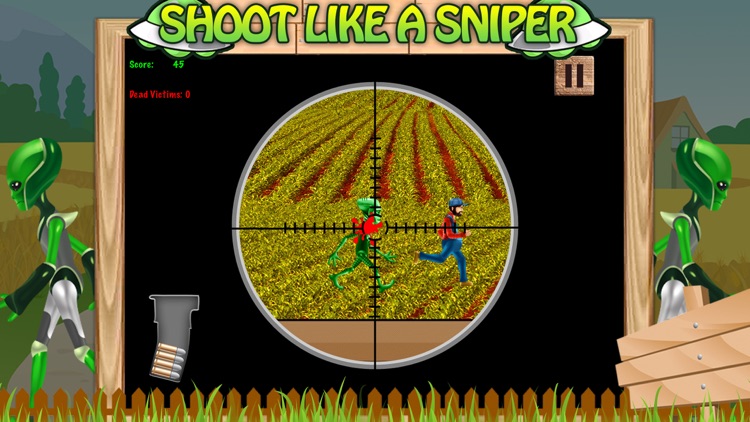 Alien Farm Attack Sniper Game FREE screenshot-4