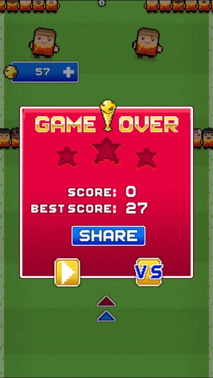 Big football superstar (Impossible Challenge Blocky Racing Pixel Soccer Games) screenshot-4