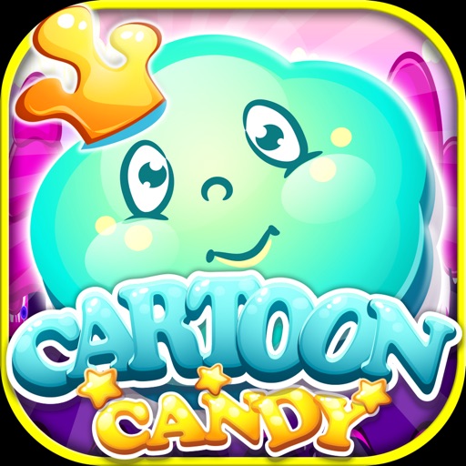 A Cartoon Candy Gummy Match 3 Icon