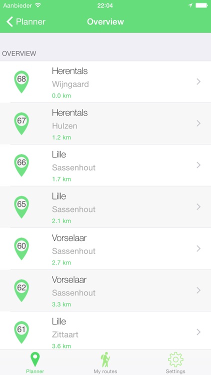 HikingTrail wandelknooppunten planner screenshot-4