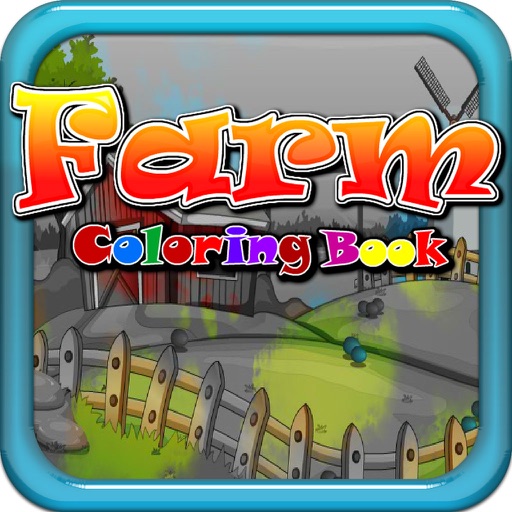 Farm Coloring Book icon