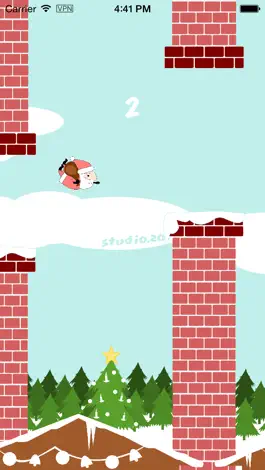 Game screenshot Flappy Santa Rises apk