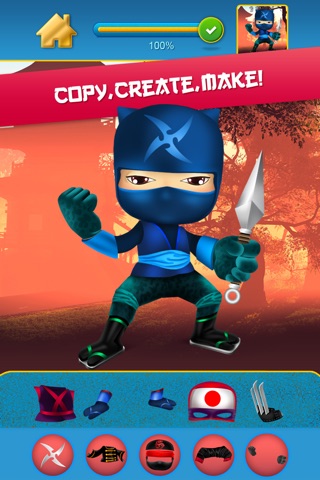 My Mega Power Ninja Hero Design & Copy Crazy Game - Pro screenshot 4