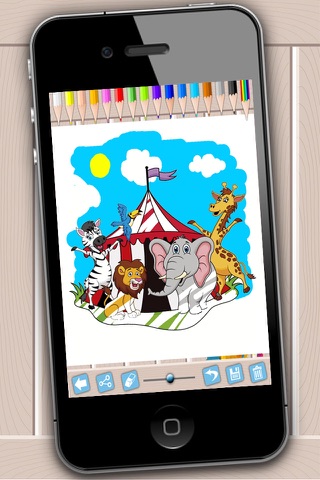 Circus Coloring book - drawings to paint kids 2 to 6 years old screenshot 3