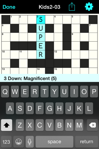 Crosswords for Kids 2 screenshot 3