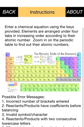 Equation Balancing for Learning Chemistry Free screenshot 4