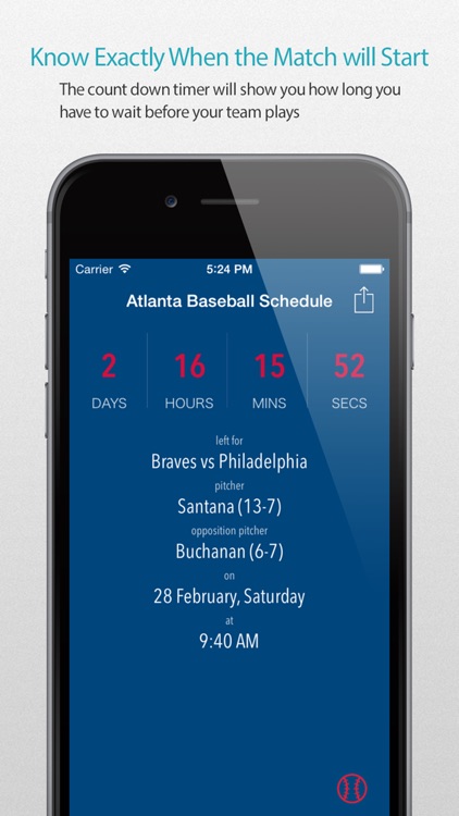 Atlanta Baseball Schedule Pro — News, live commentary, standings and more for your team!