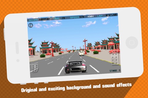 GT Driving Tour - Retro Arcade Car Racing Game screenshot 3
