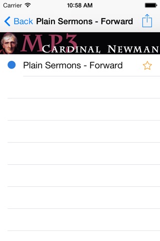 Cardinal Newman Audio Library screenshot 2