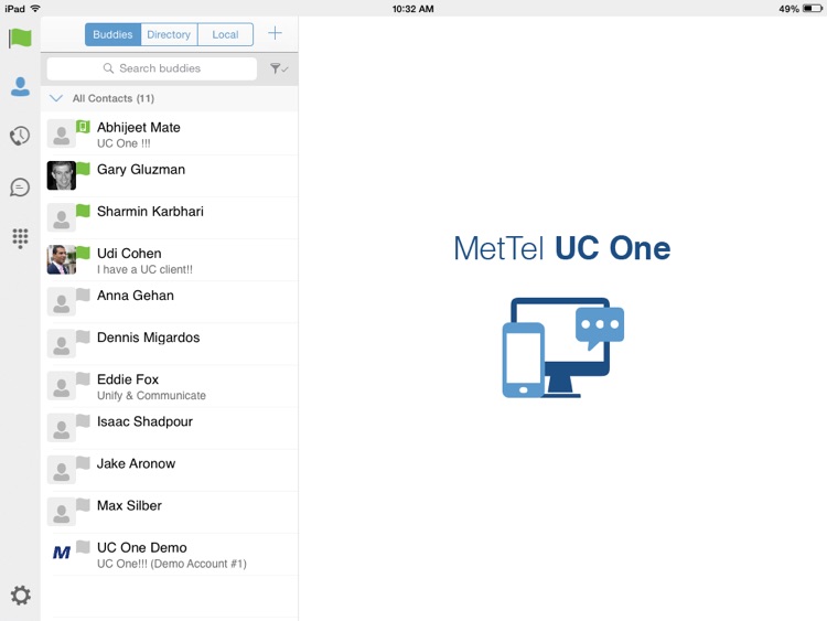 MetTel UC One for iPad