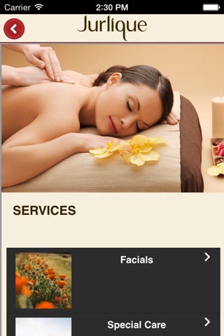 Jurlique Day Spa screenshot 3