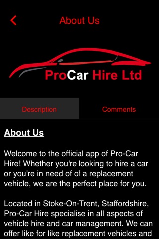 Pro Car Hire screenshot 3