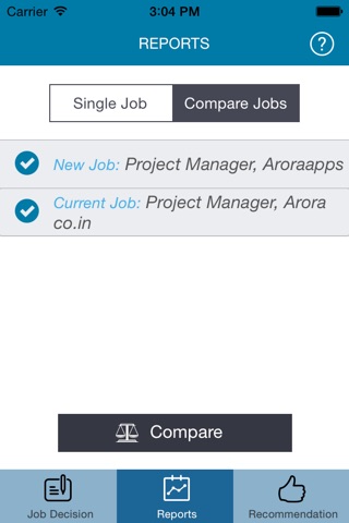 Job Decision screenshot 2