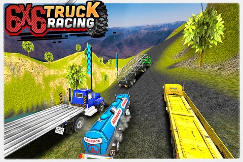 -6X6 Truck Racing - Realistic 3D Monster Truck Lorry Driving Simulator and Race Games screenshot 3