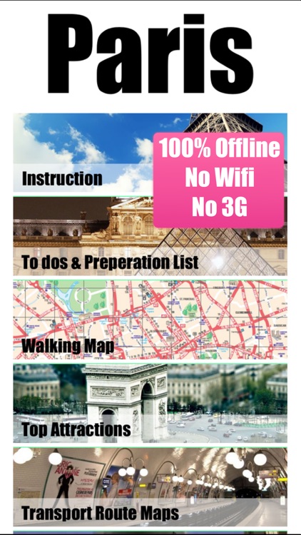 Paris travel guide and offline map - metro paris subway, CDG ORLY roissy paris airport transport, city Paris guide, SNCF TGV traffic maps lonely planet Paris trip advisor