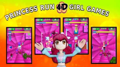 How to cancel & delete Princess Run 4D - Girl Games from iphone & ipad 1