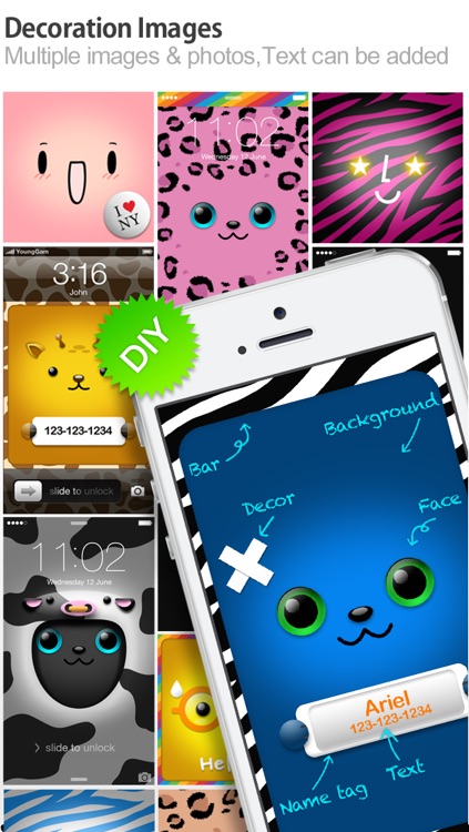 iFaceMaker ( Cute and funny faces ) : for Lock screen, Call screen, Contacts profile photo, instagram screenshot-4