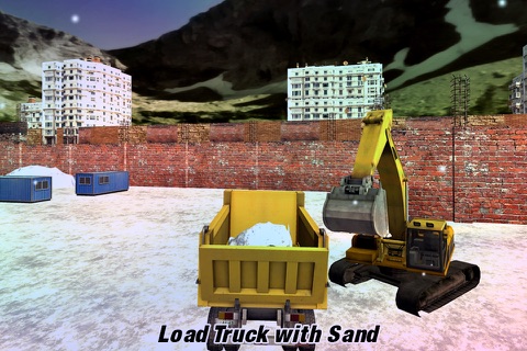 Extreme Snow Excavator Tractor Simulator 3D Game – Heavy Dump Truck and Loader Machine screenshot 3