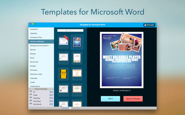 Templates for Microsoft Word(圖1)-速報App