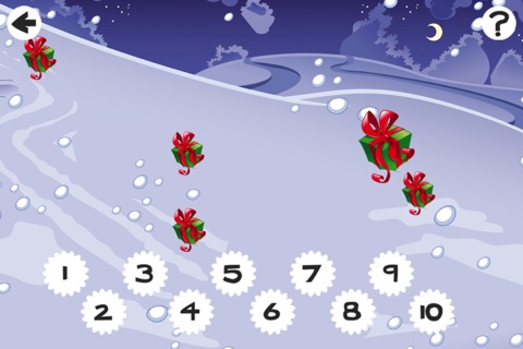 123 Count-ing Christmas Animals & Santa: Learn-ing Number-s To Ten Kid-s Game screenshot 3