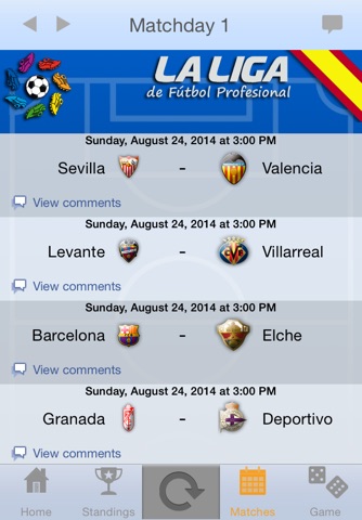 La Liga Live 2014-2015 screenshot 3