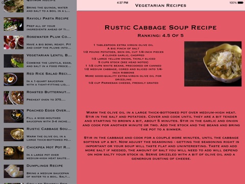 Vegetarian Diet & Recipes screenshot 3