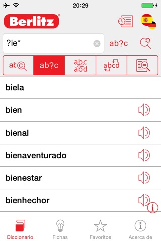 German - Spanish Berlitz Basic Talking Dictionary screenshot 4