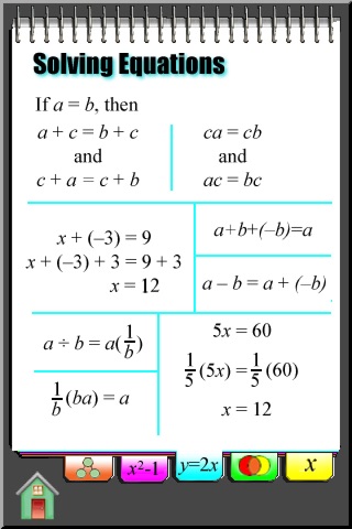 Algebra Concepts screenshot 2