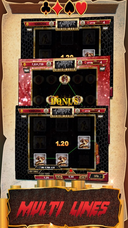 Blood Red Vampire Slots - Free True Casino Slot Machine