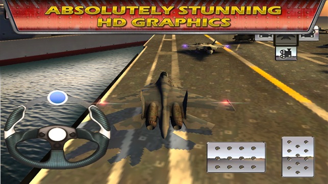 Air-Craft Carrier Fly and Park Planes On a War Boat Game(圖2)-速報App