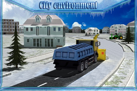 Snow Blower Truck Sim 3D screenshot 3