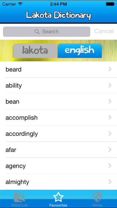 How to cancel & delete Lakota Dictionary from iphone & ipad 4