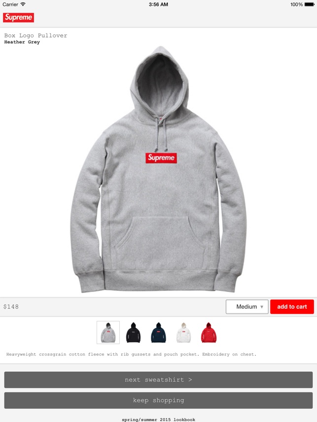 official supreme clothing