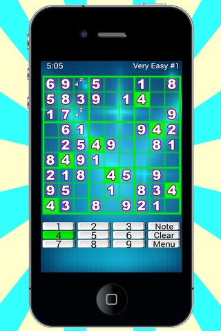 Sudoku Glow Free screenshot 3