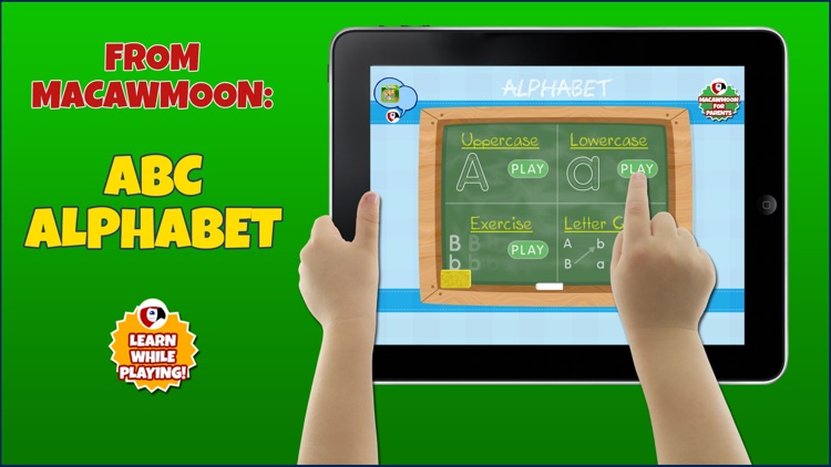 ABC Alphabet Write Letters - tracing game for kids learning - Macaw Moon