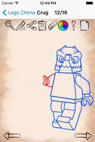 Easy Draw For Lego Chima Characters screenshot 3