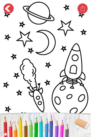 Risovalka Coloring Book - colouring pages and drawing games for kids screenshot 4