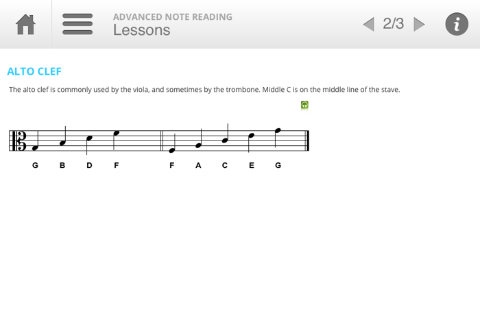 Musition Advanced Note Reading
