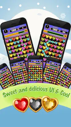 Immagine di 4 Jewel Leyenda Enlace Corazones iphone