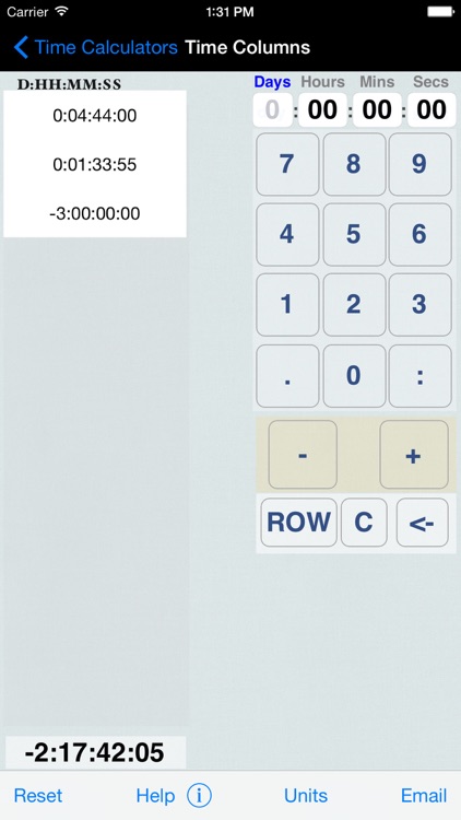 Hours, Minutes & Seconds Calculator with Date Diff screenshot-3