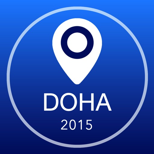 Doha Offline Map + City Guide Navigator, Attractions and Transports icon