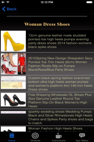 Wicked Black Dress App screenshot 2