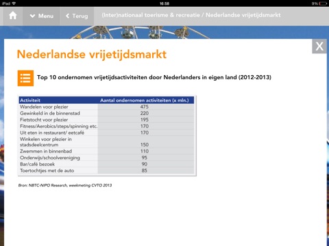 Kerncijfers Gastvrijheidseconomie 2014 screenshot 4