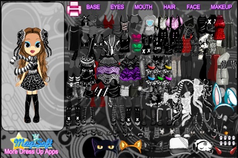 Maidens Gothic Punk Dress Up screenshot 2