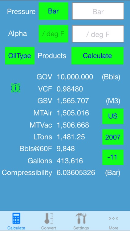 Oilcalcs screenshot-3