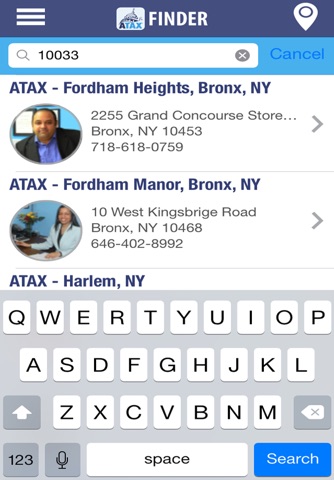 ATAX Office Finder screenshot 2